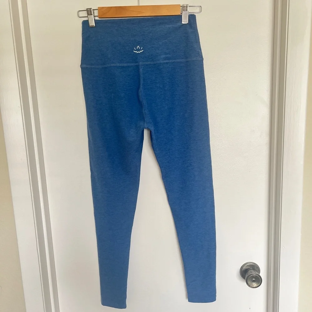 Beyond Yoga Spacedye Walk And Talk High-Waisted Leggings, Teal, Size Large - Picture 3 of 7